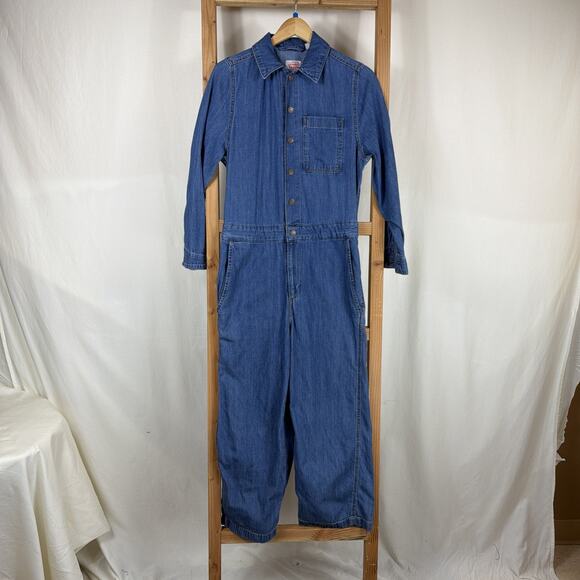 Levi's Pants - Vintage Levi's Blue Drawstring Waist Denim Jumpsuit #1295 Size XS